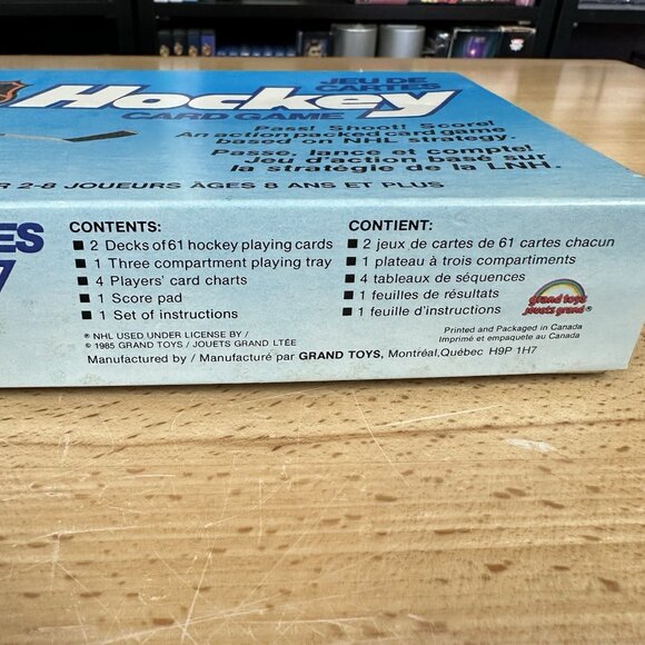 Hockey Card Game From Grand Toys 1985 - Toronto Maple Leafs Montreal Canadiens - Picture 4 of 6